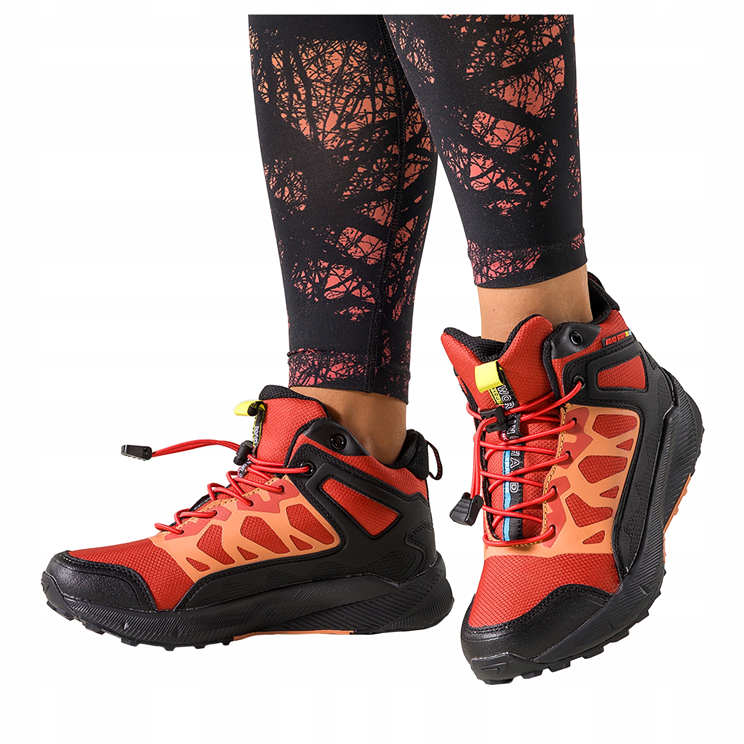 Červené Trekingové boty Dámské Sportovní Pohodlné Voděodolné vel. 40