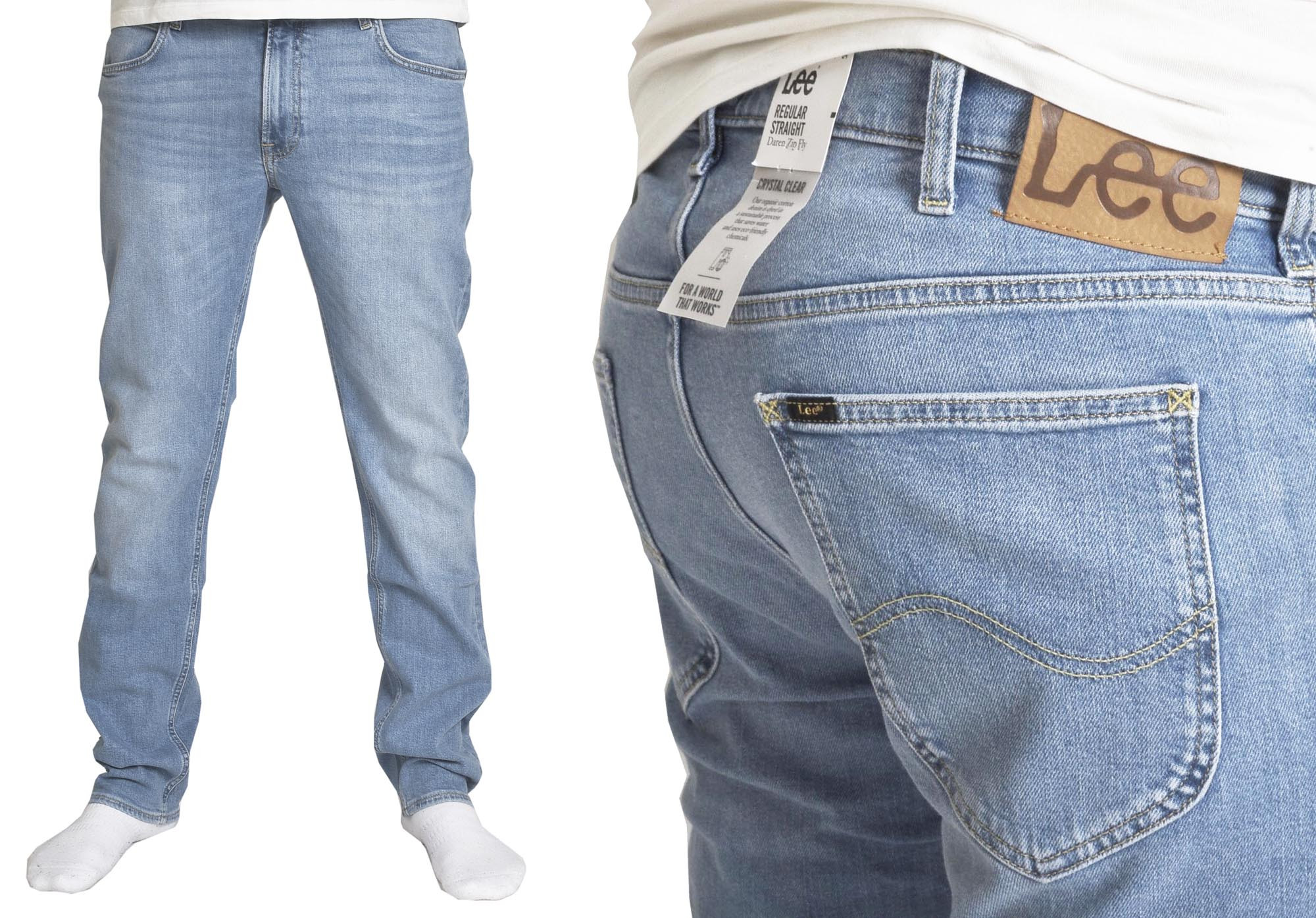 

Lee Daren proste spodnie jeans straight W36 L34