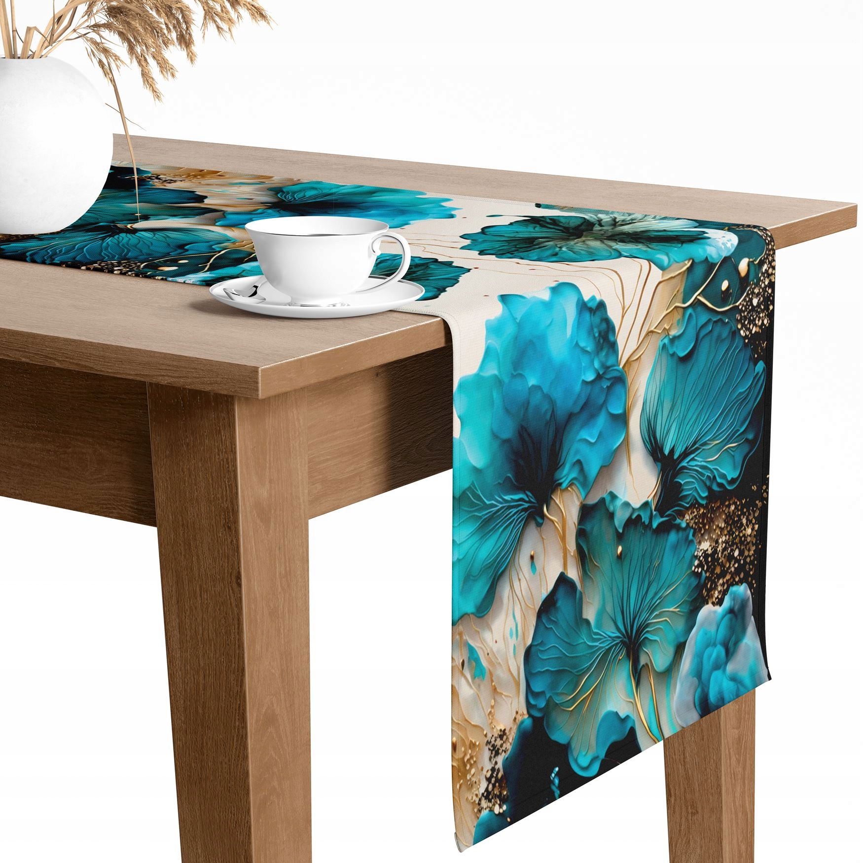 BIEŻNIK OBRUS NA STÓŁ MATOWY GŁADKI 40x180 136 Szerokość produktu 40 cm