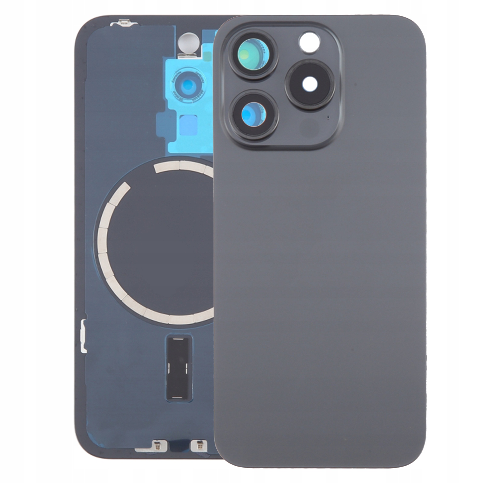 Krytka baterie pro iPhone 15 Pro černá Zadní Kryt