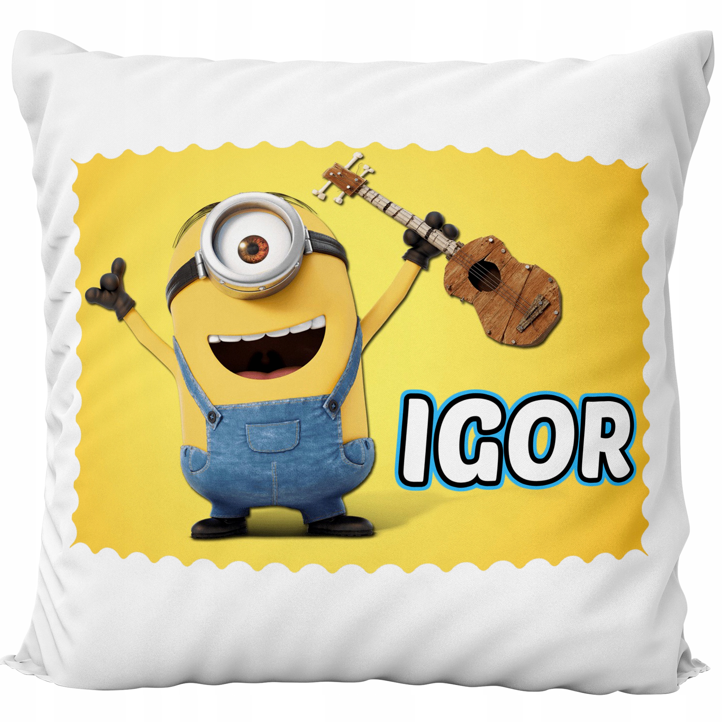 PODUSZKA MINIONKI MINIONS GRU + TWOJE IMIĘ URODZINY PREZENT DZIEŃ DZIECKA