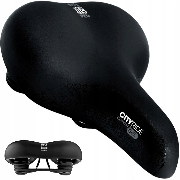 Siodełko rowerowe Kellys Cityride żelowe black Gel
