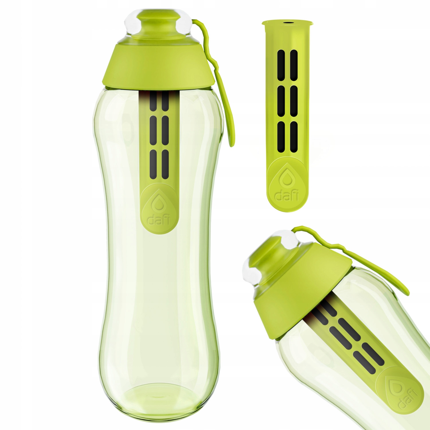 

Butelka Dafi Soft 0,3l zielona 1 filtr węglowy