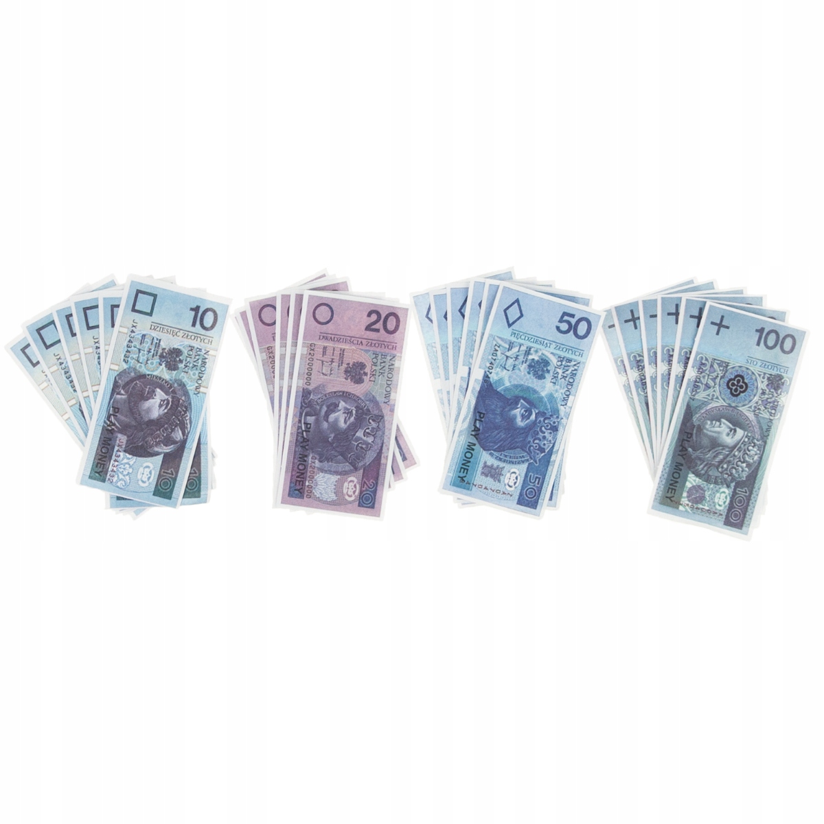 PIENIĄDZE ZABAWKOWE ZESTAW BILON BANKNOTY Seria MONEY