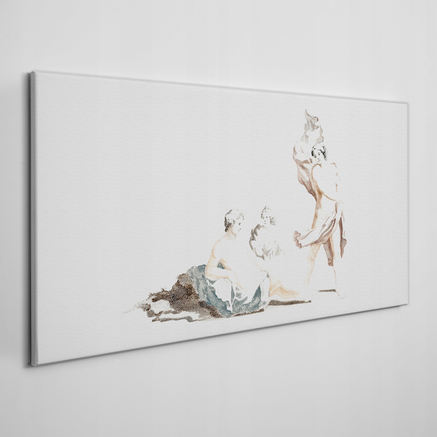 

Obraz ścienny na płótnie Anioły vintage 120x60 cm