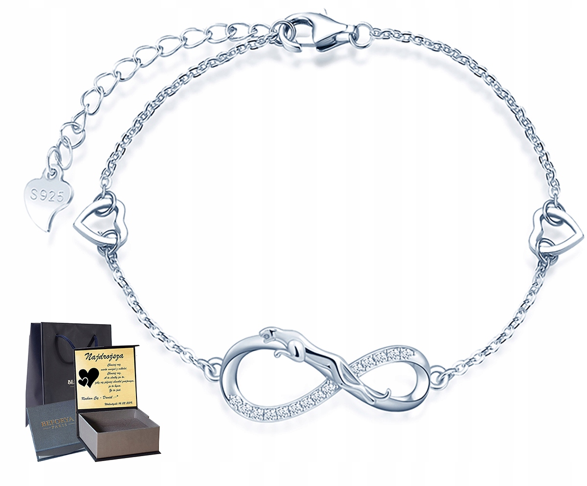 

Cudo Infinity Srebrna Bransoletka Puma Srebro 925