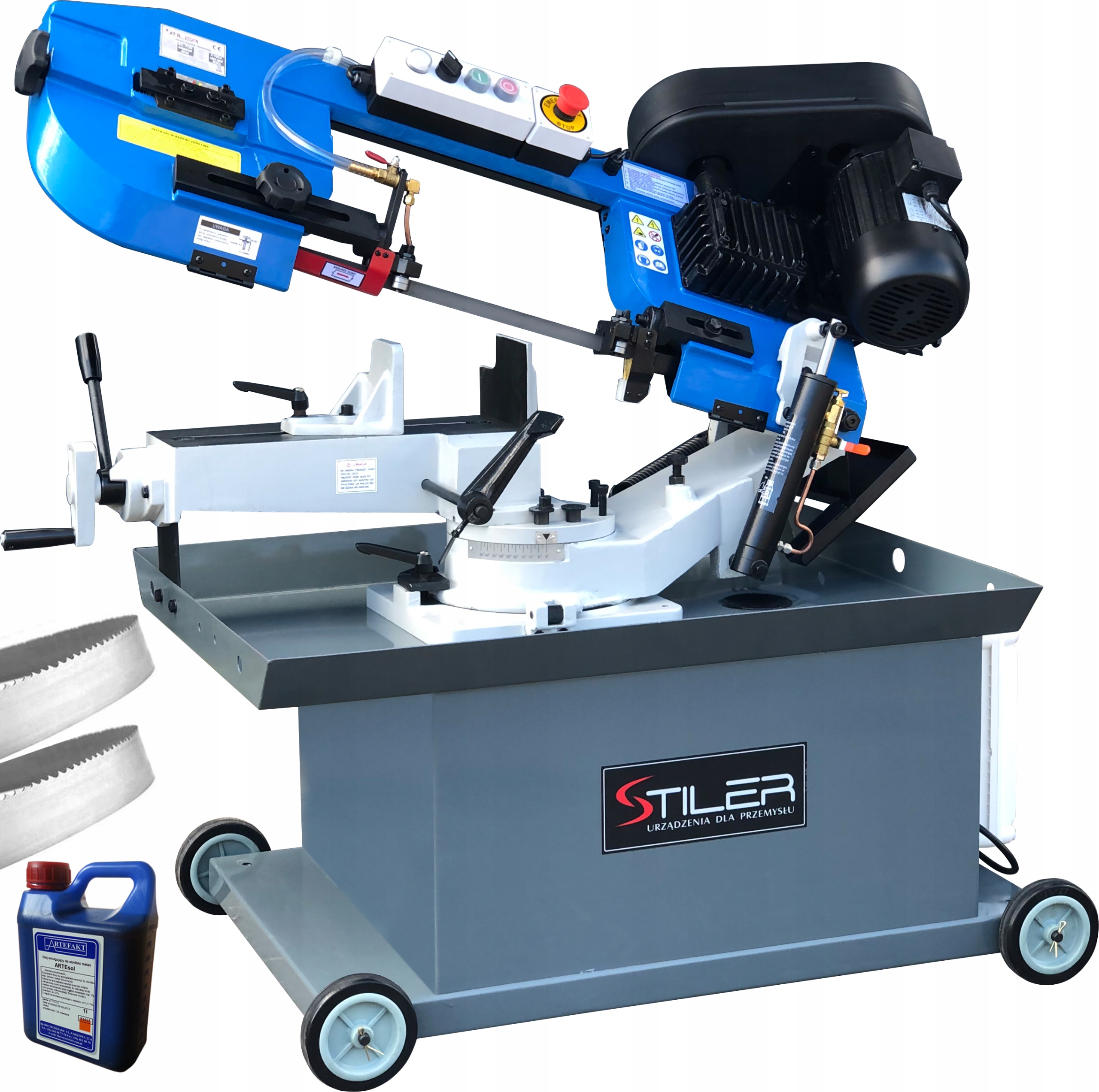 Výkonná Pásová Pila Na Kov Stiler BS-712R 230V 2 Pásy Bonus