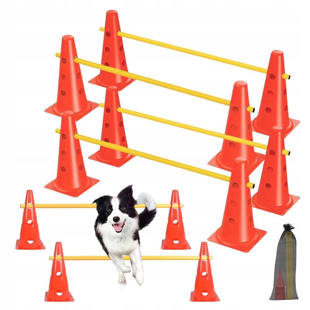 Tréninkové Fotbalové Kuželky, Sada Pro Snadné Přenášení, 32 CM