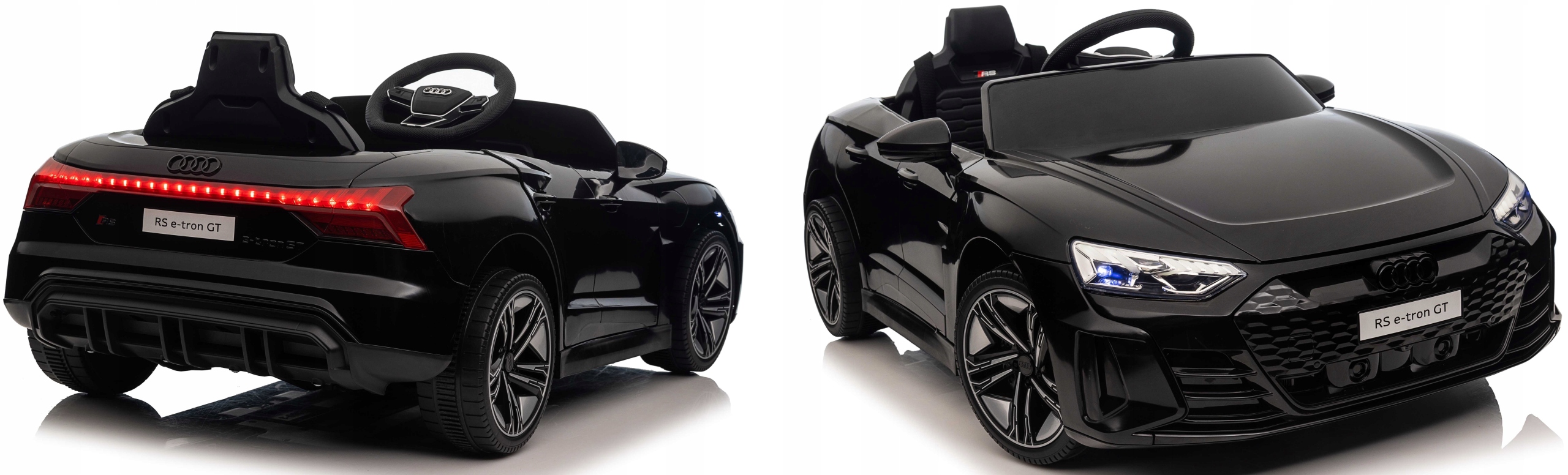 Audi E-TRON GT RS elektrinis eko odos sėdynė nuotolinio valdymo pultas automobilis 4X4 minkšti EVA ratai elektrinis automobilis vaikams