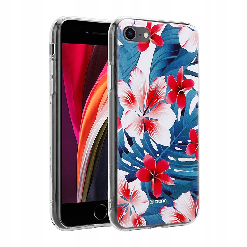 

Crong Flower Futerał etui w kwiaty do iPhone 7/8