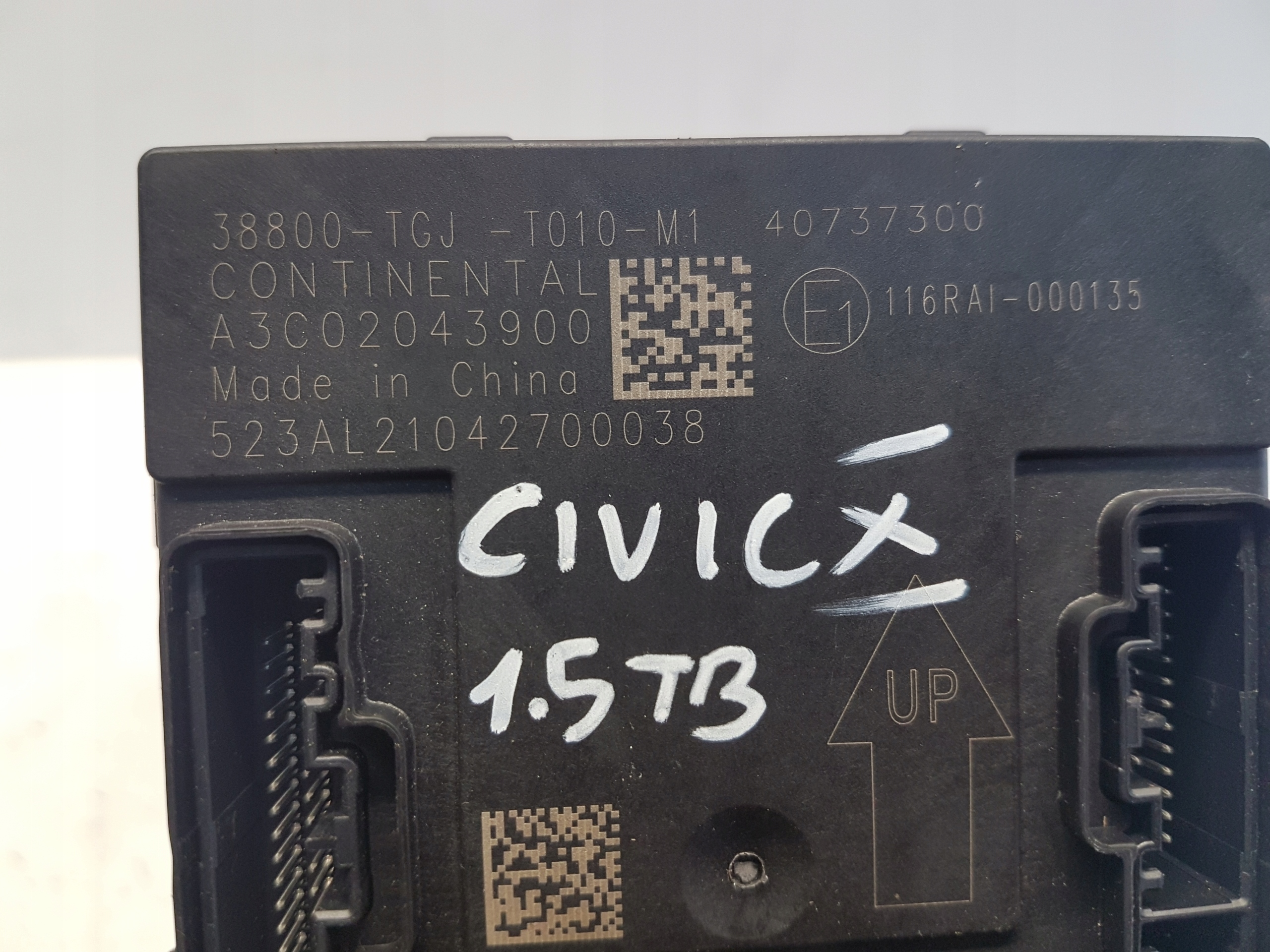 HONDA CIVIC X Unité commande confort 38800-TGJ-T010-M1