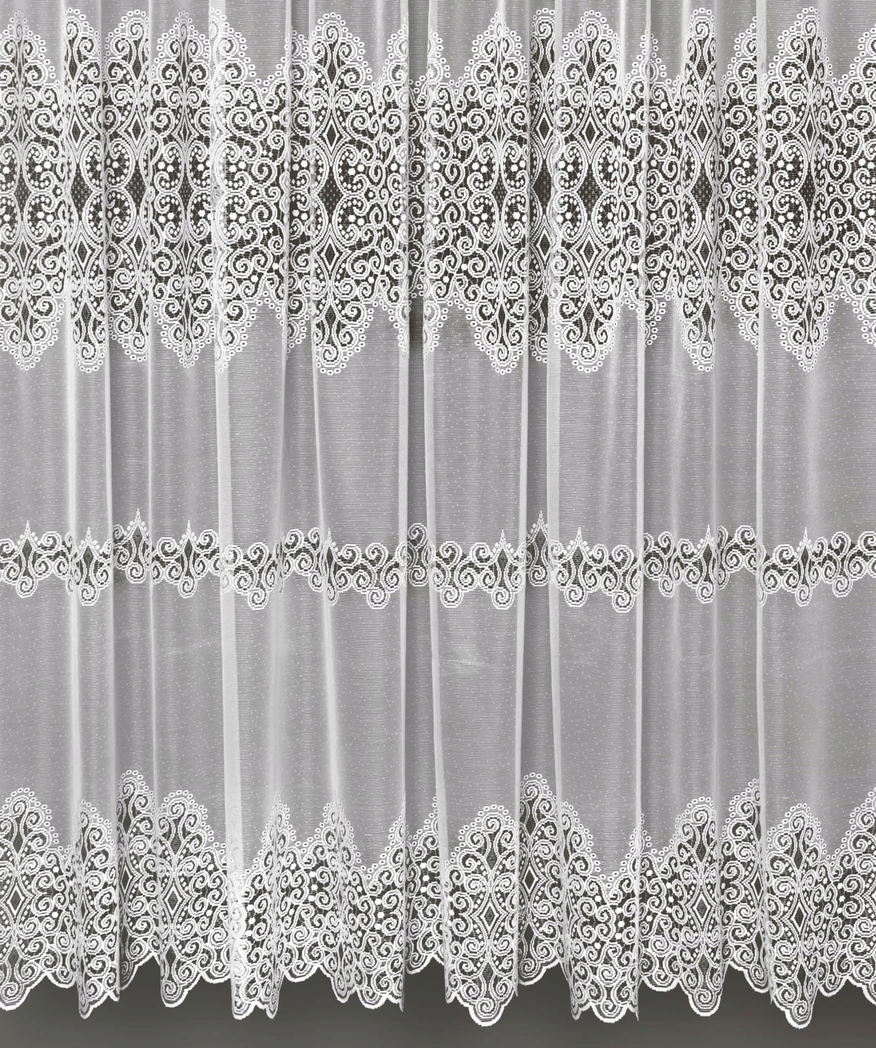 

Zazdrostka/lambrekin biały Perrier JK9302wys.100cm