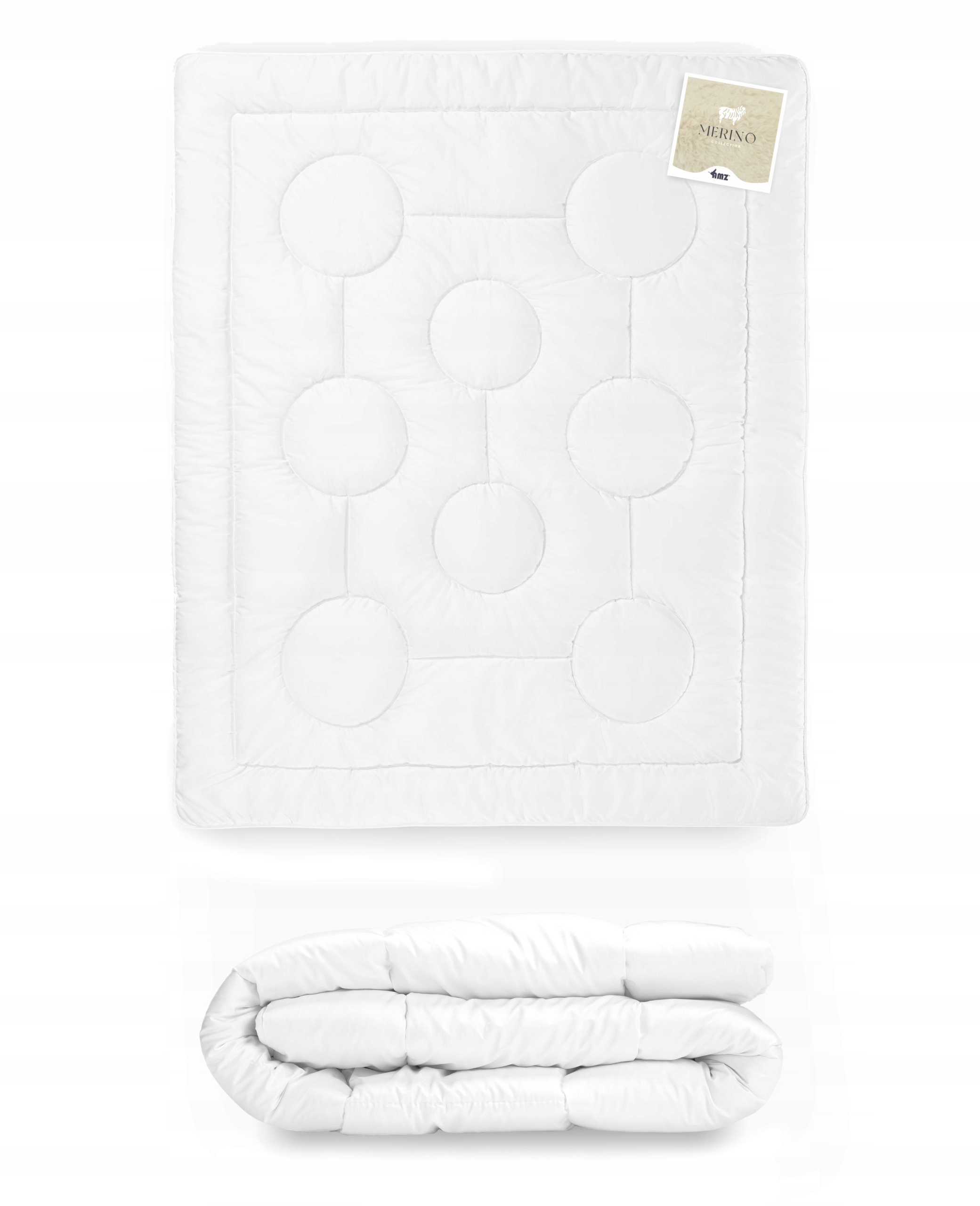 Vlnená prikrývka Merino Amz celoročná, prírodná, hypoalergénna, 135x200