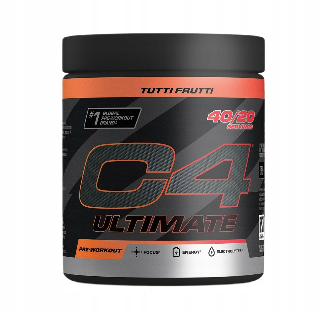 Cellucor C4 Ultimate, Tutti Frutti, prášek, 520 g