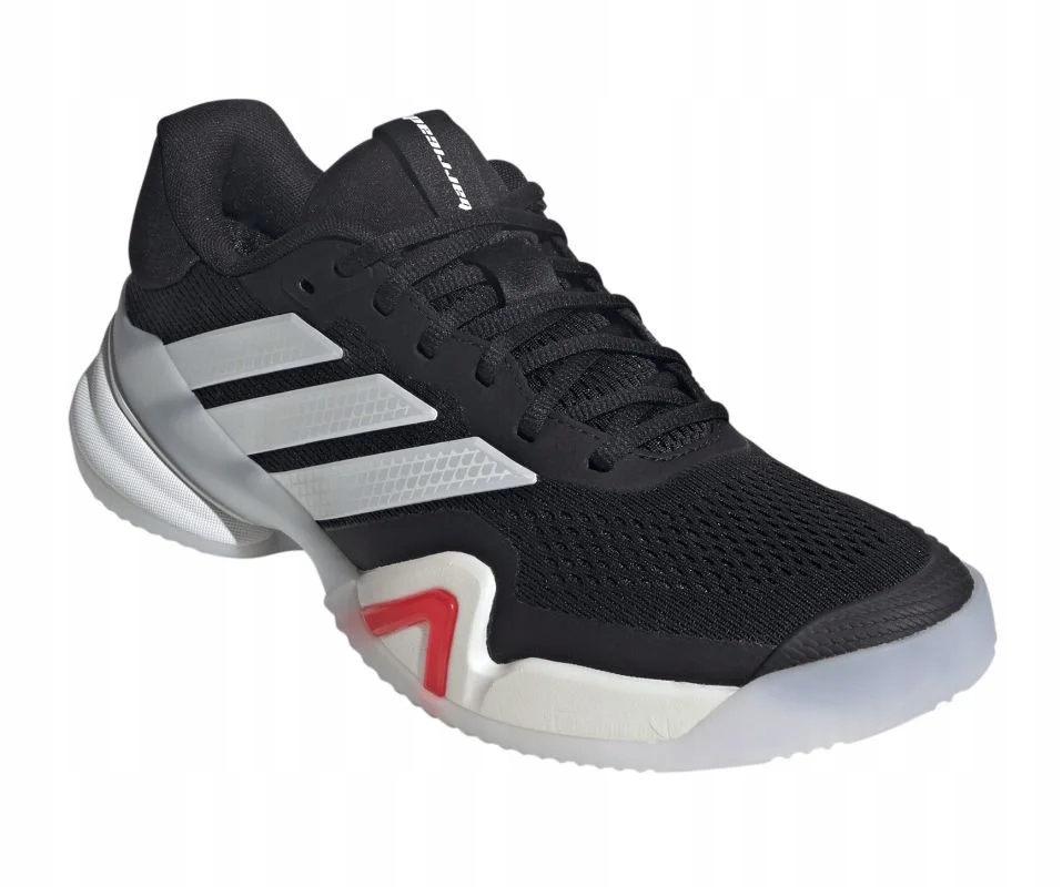 Buty tenisowe męskie Adidas Barricade 14 M Clay black/metallic/red 43 1/3