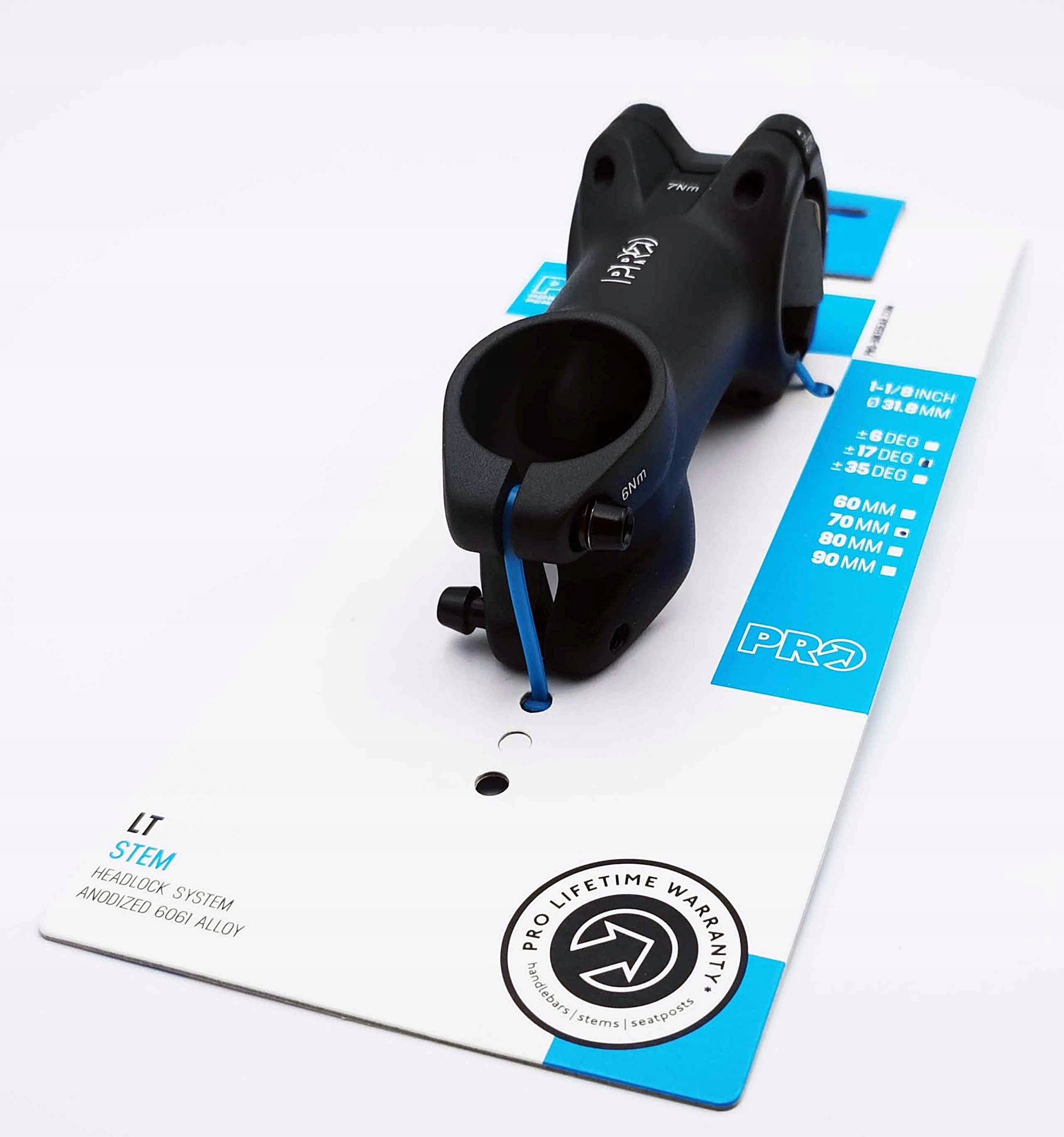 Pro Lt Mostek Wspornik Kierownicy 31,8/70mm +/-17