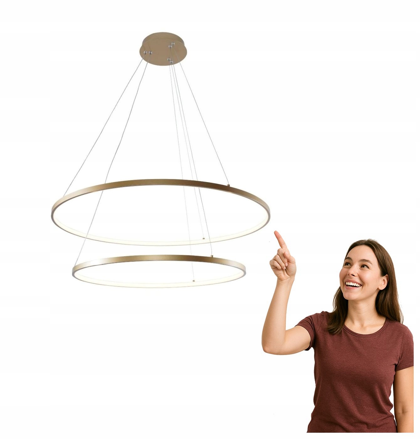 Závěsná Led lampa 60W Breno 2023200-GD Zuma Line