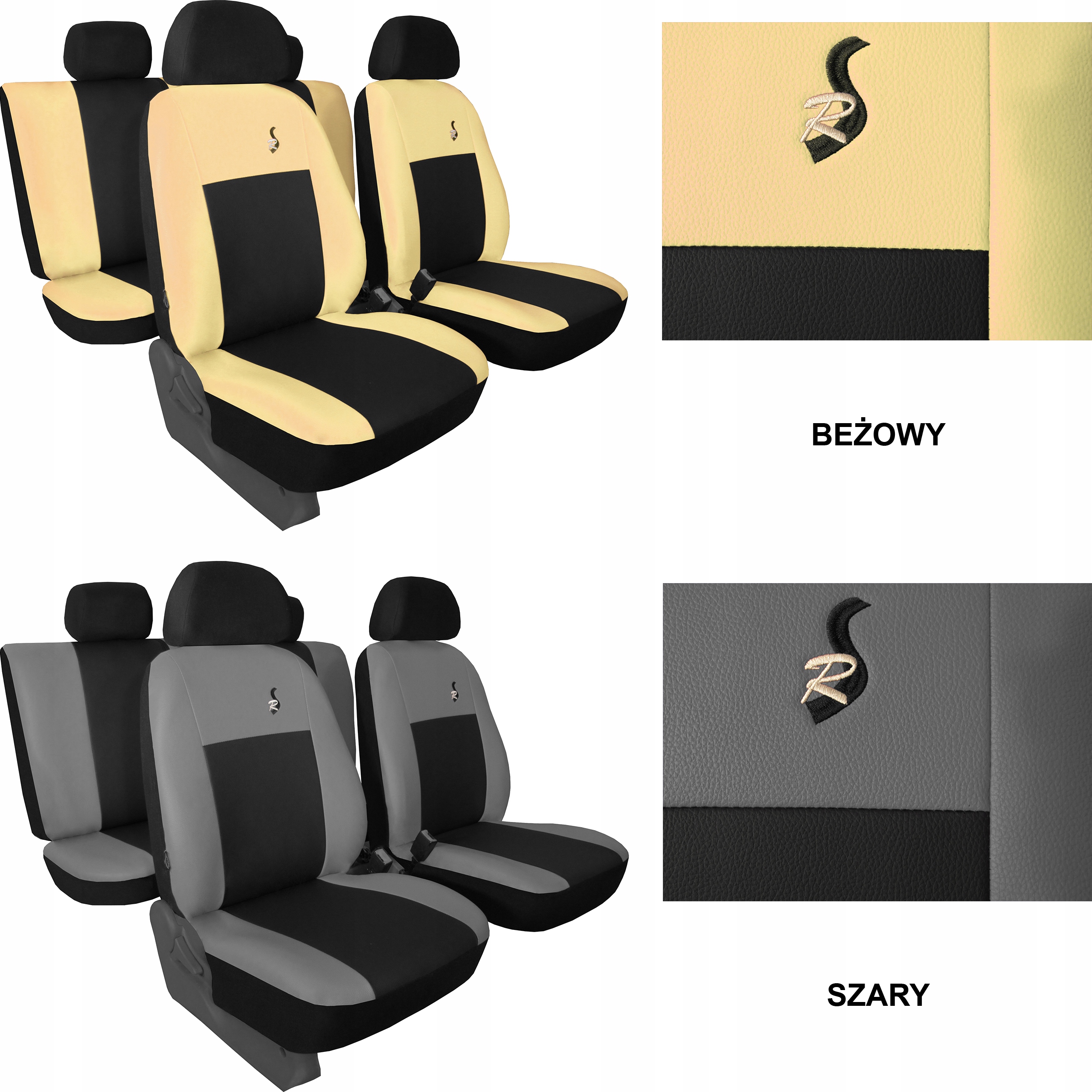 SKÓRZANE POKROWCE MIAROWE do AUDI A4 B8 S-LINE Producent Pok-ter