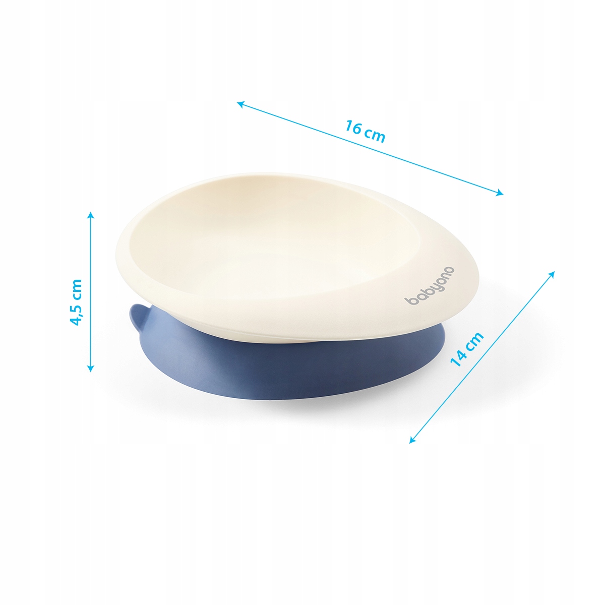 BABYONO MISECZKA Z PRZYSSAWKĄ I ŁYŻECZKĄ 1077/01 Marka Babyono