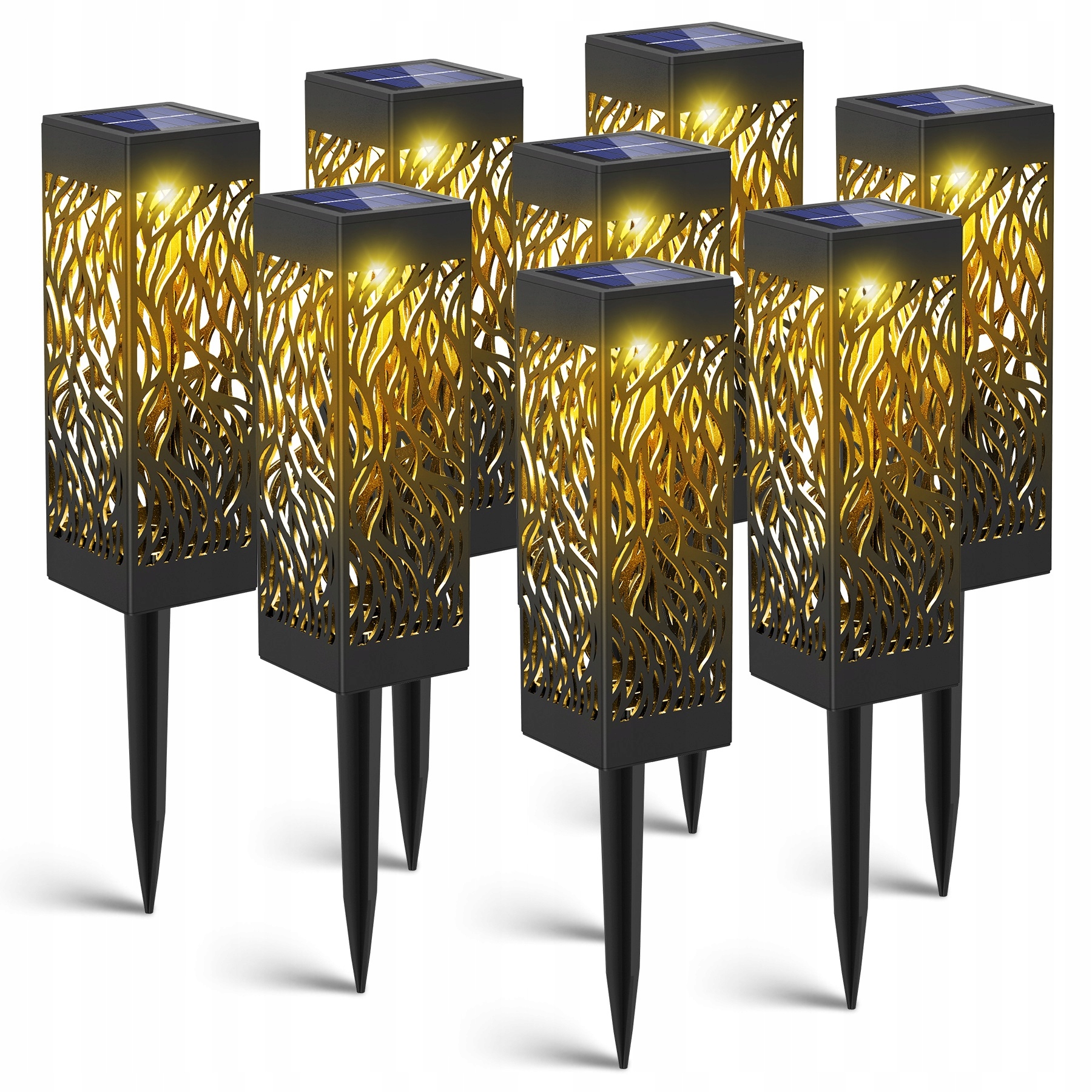 

Lampki Solarne 8 Szt Ogrodowe Lampy Led Wbijana