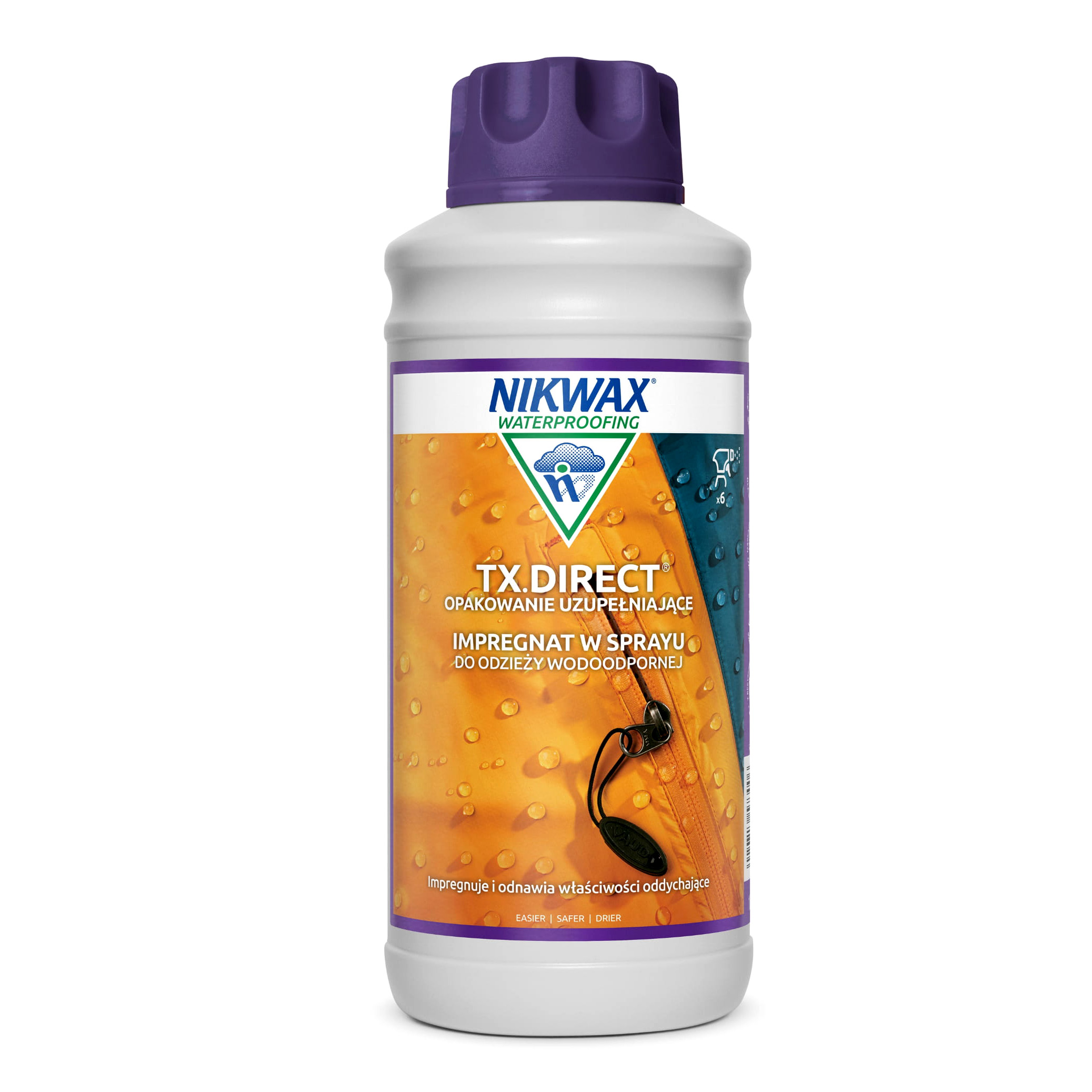 Impregnat spray do impregnacji Gore-tex Nikwax Tx.direct uzupełnienie 1L