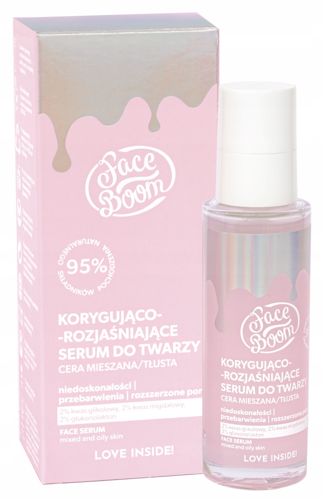 FACEBOOM KORYGUJĄCO-ROZJAŚNIAJĄCE SERUM DO TWARZY