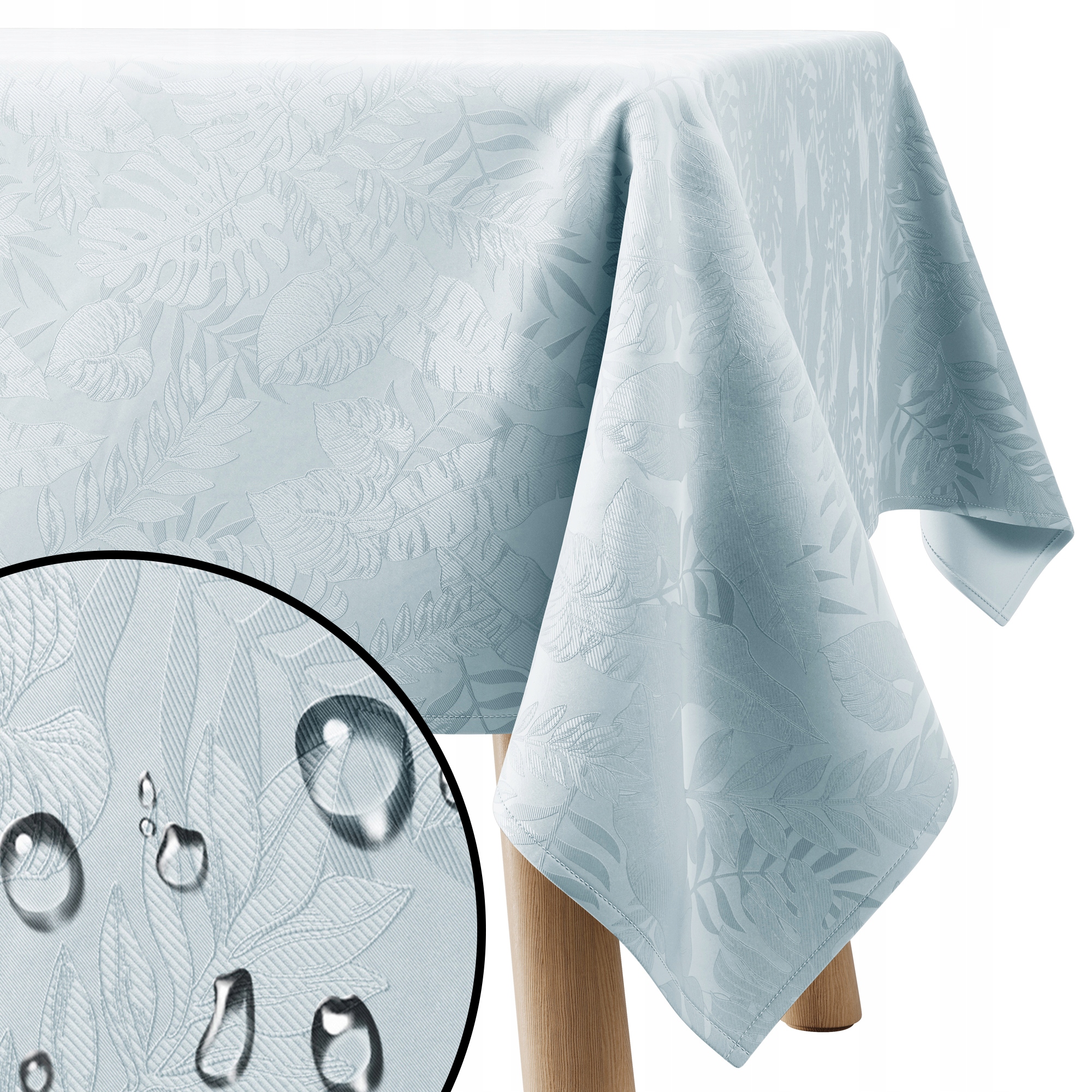 Obrus Jasny Szary 110x160 wodoodporny Filumi