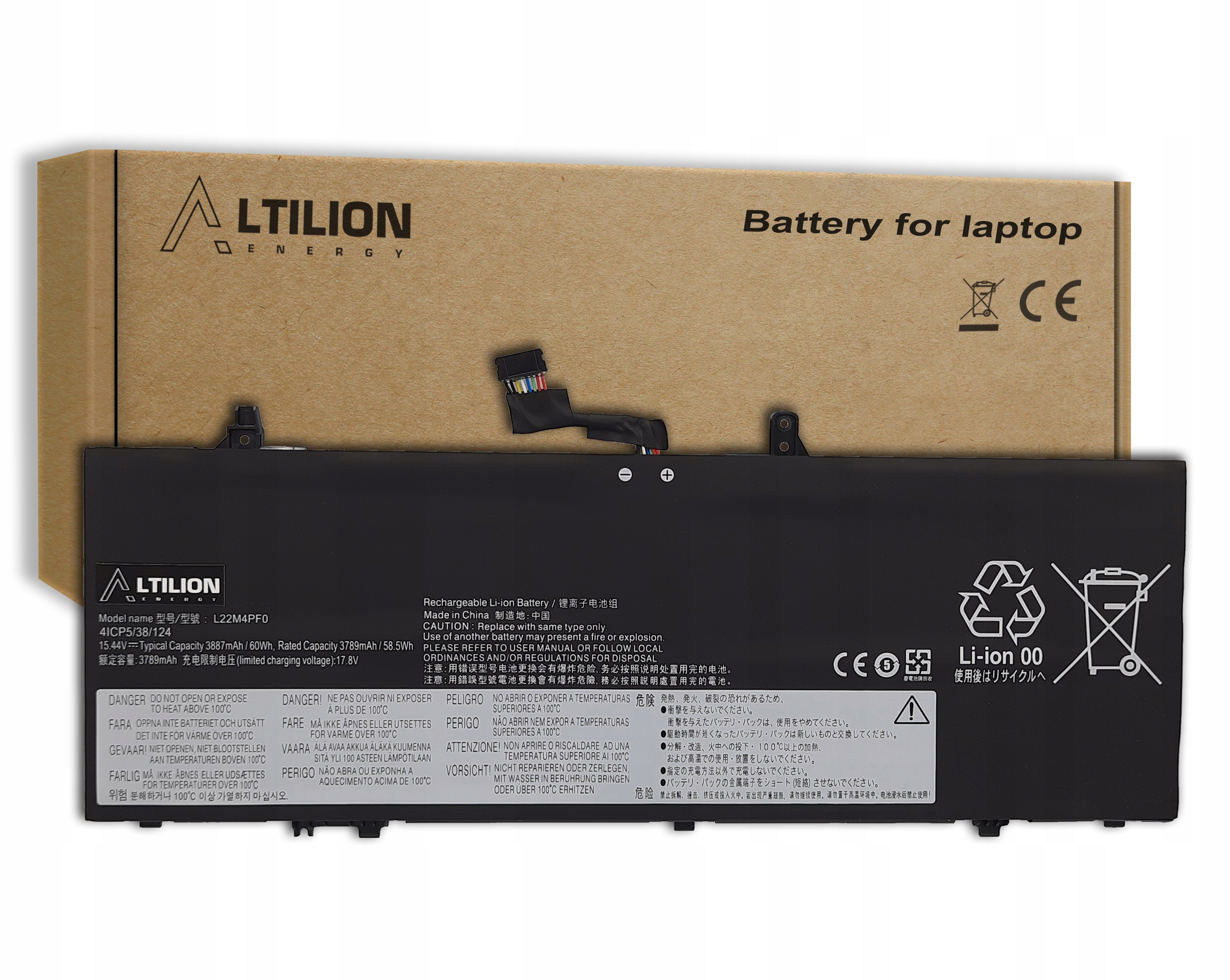Baterie Altilion Energy L22M4PF0 je kompatibilní s Lenovo