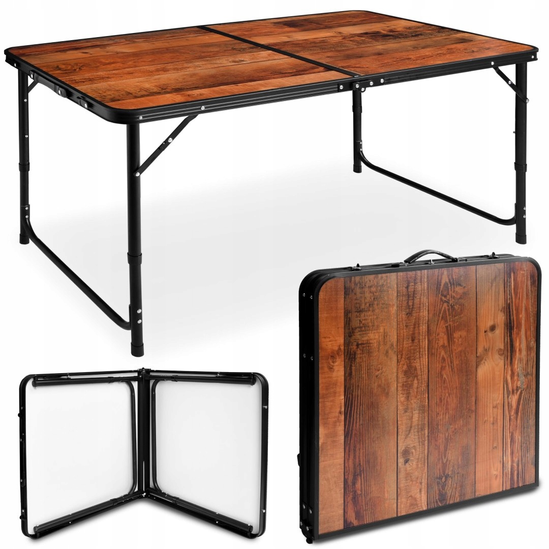 Turistický stolek Trip kempingový skládací 120x60 cm loft