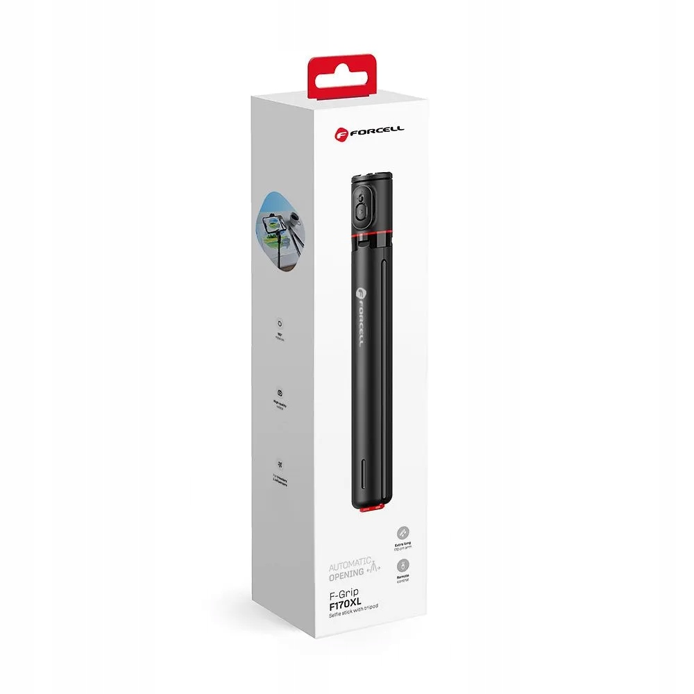 Forcell F-grip F170XL automatický selfie držák s bezdrátovým dálkovým ovládáním