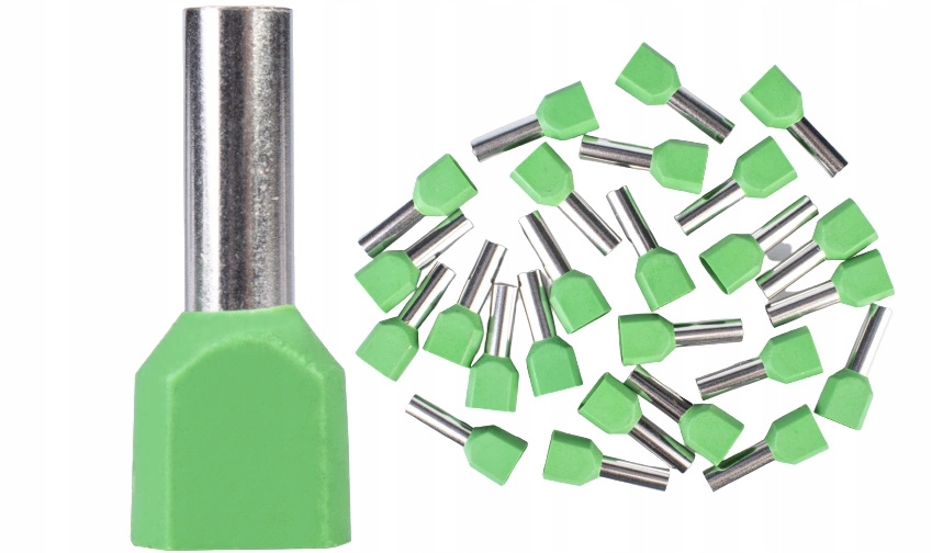 

Tulejki Kablowe Izolowane Podwójne 6 mm 25szt