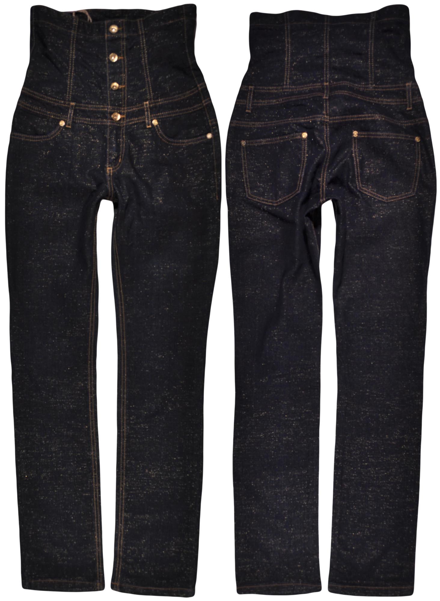 De Puta Madre zahradnické kalhoty Shiny jeans Rome W30 L33