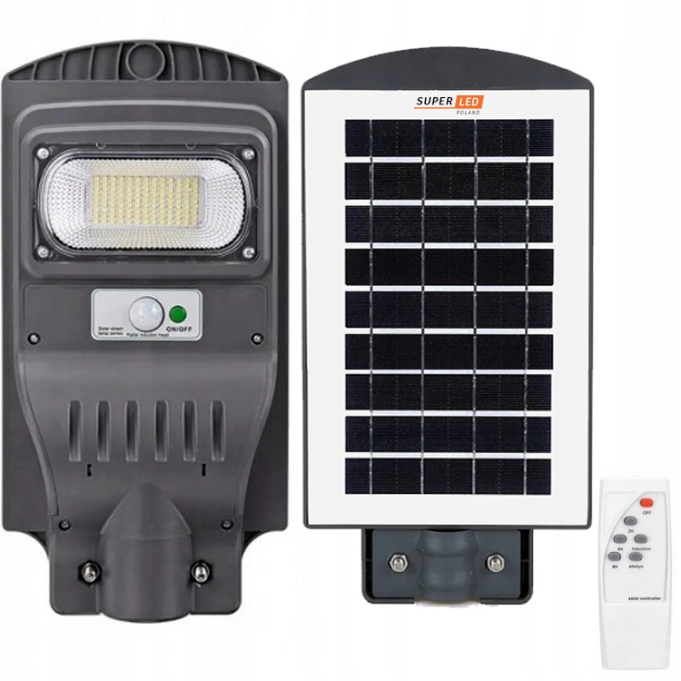 

Lampa solarna Led latarnia uliczna czujnik pilot