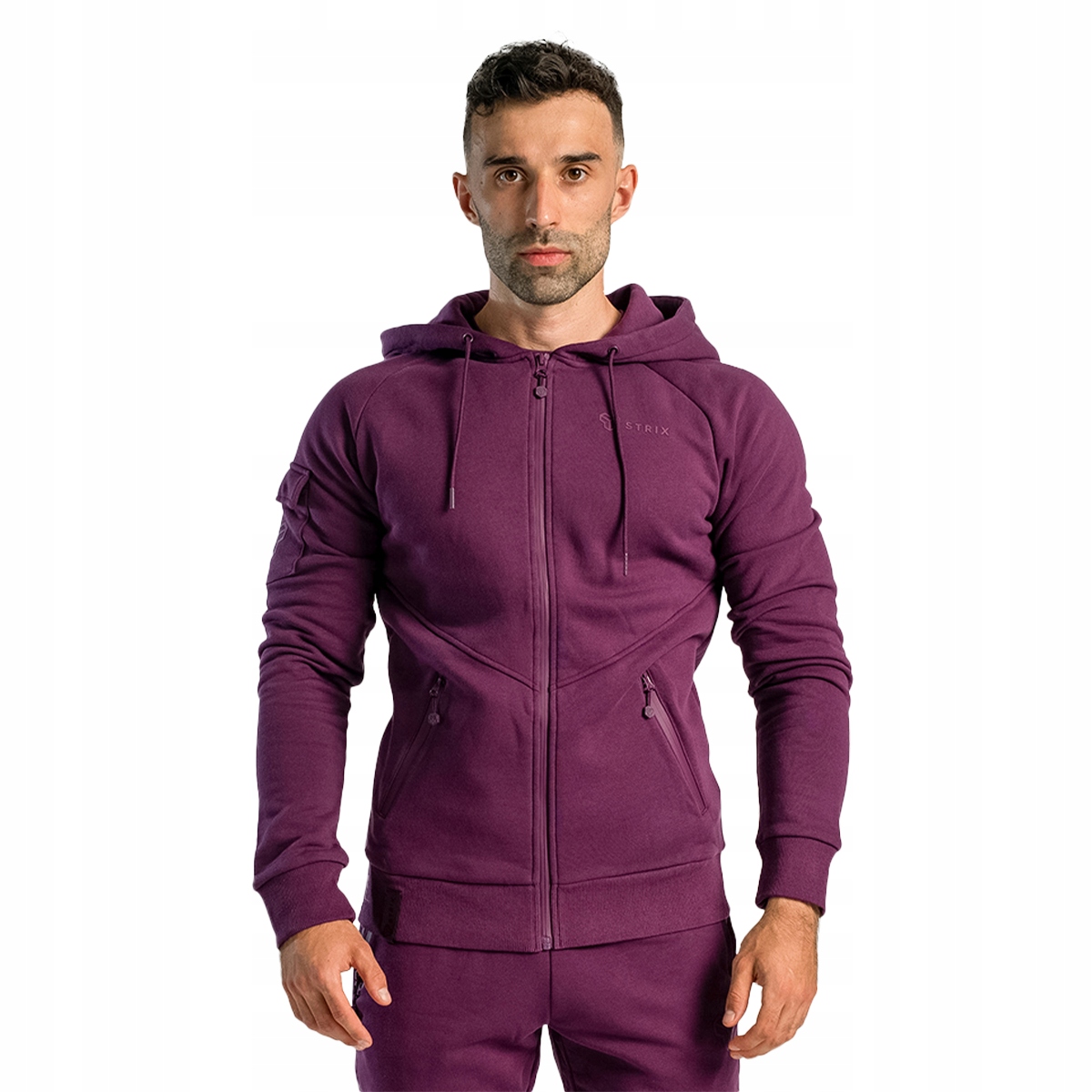 

Rozpinana Bluza Z Kapturem Nova Plum Strix XL