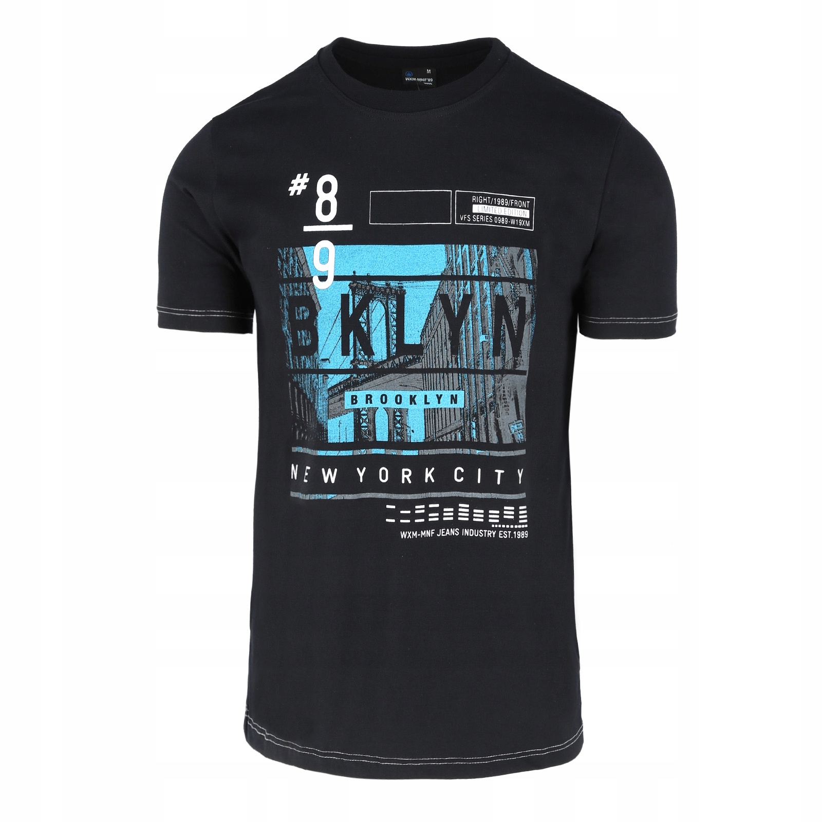 

Wexim koszulka bawełniana Brooklyn-czarna 4XL