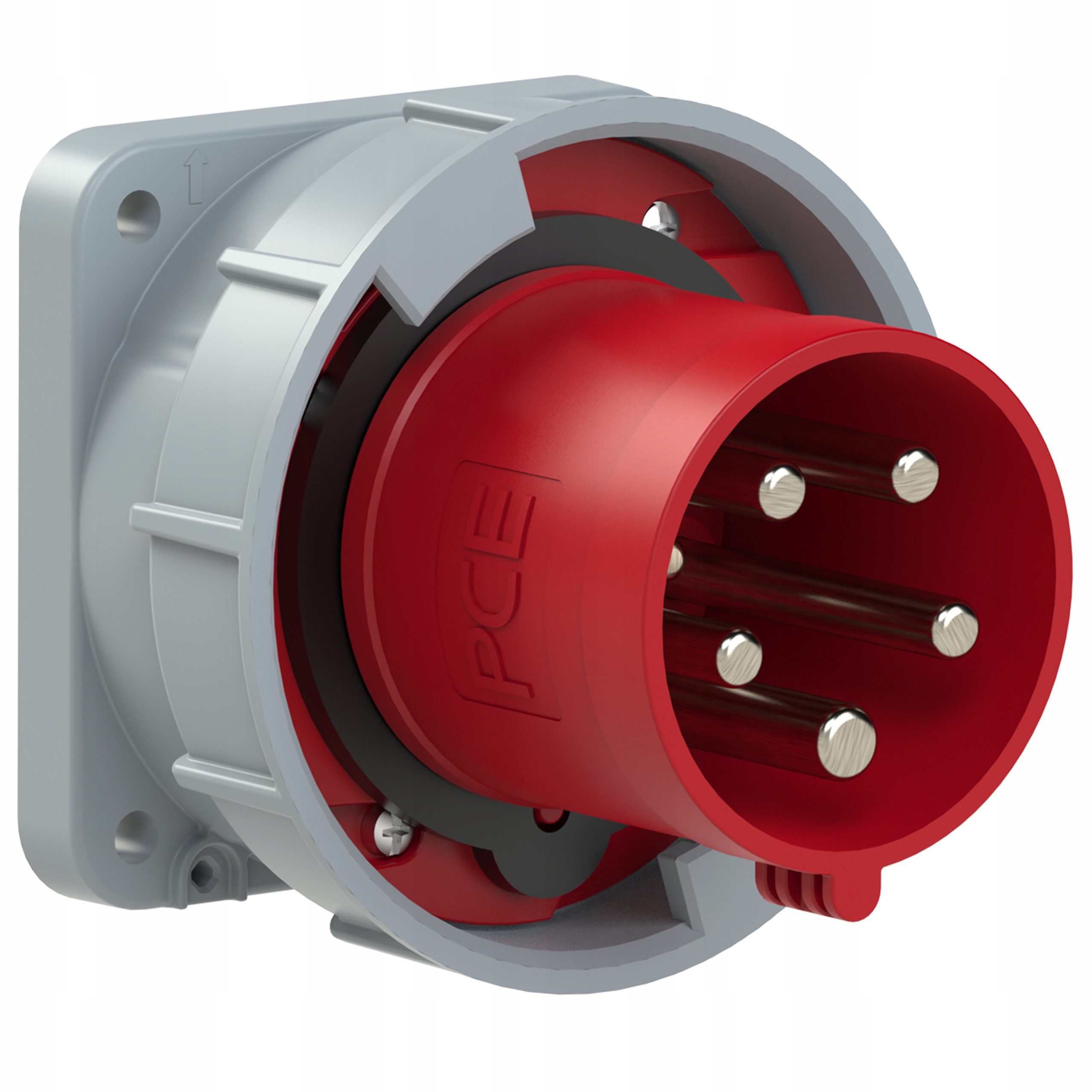 645-6 Přímá tabulová zástrčka 125A 5 kolíků 400V