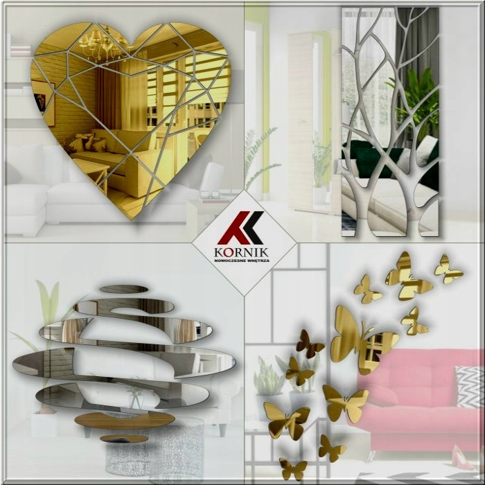 Dekoracyjne lustro akrylowe Marka inna marka