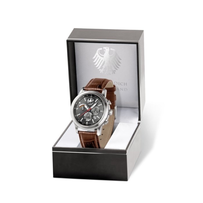 Pánské Hodinky Německo Bundestag Bundesrepublik Vlajka Historie Patriotický