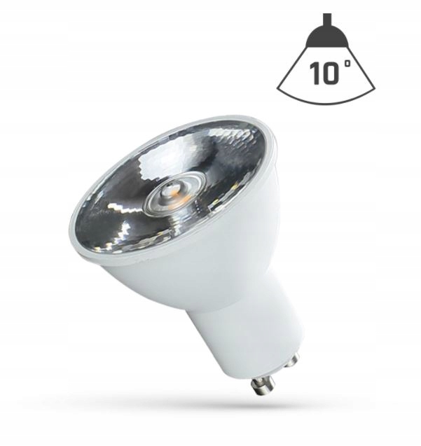 

Żarówka Led z soczewką GU10 6W 10st zimna biel