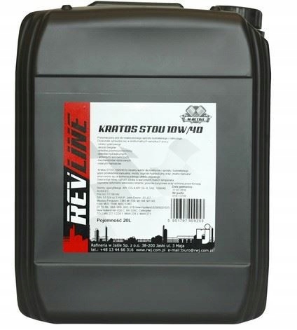 KRATOS SUPER TRACTOR OIL UNIVERSA STOU 10W/40 20 L