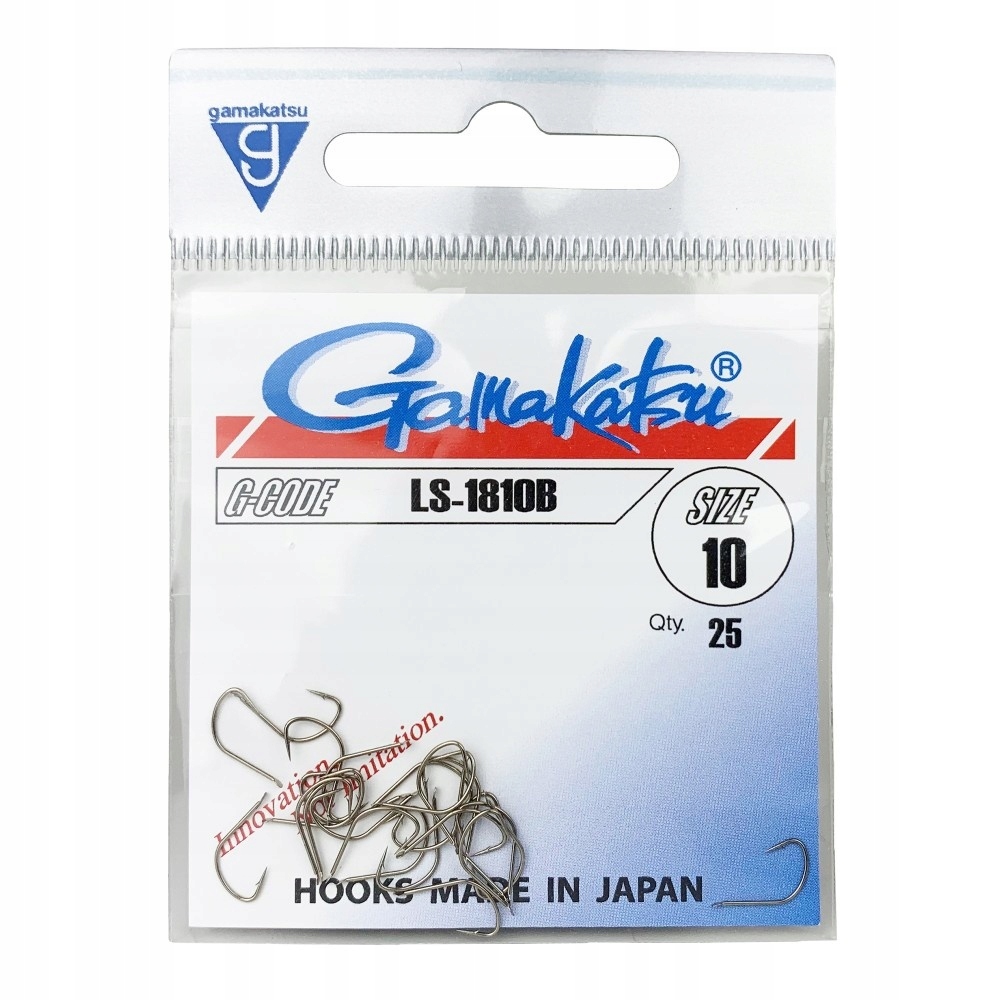 

Haczyki Gamakatsu LS-1810B nr 8 Brąz Japońskie