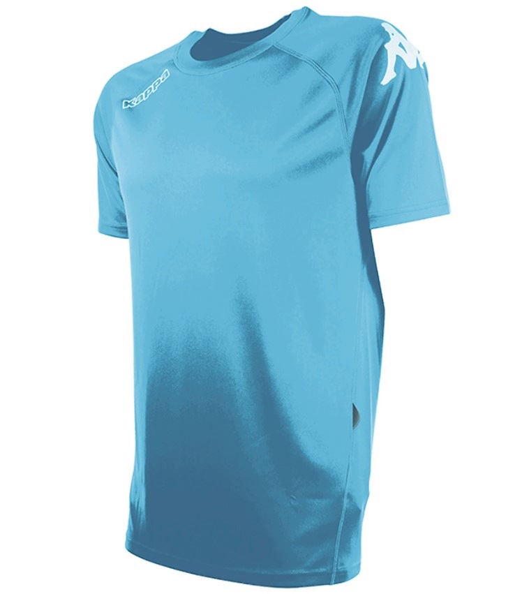 Koszulka treningowa juniorska Kappa Tesis 303L7I0 076 r.152cm błękitna