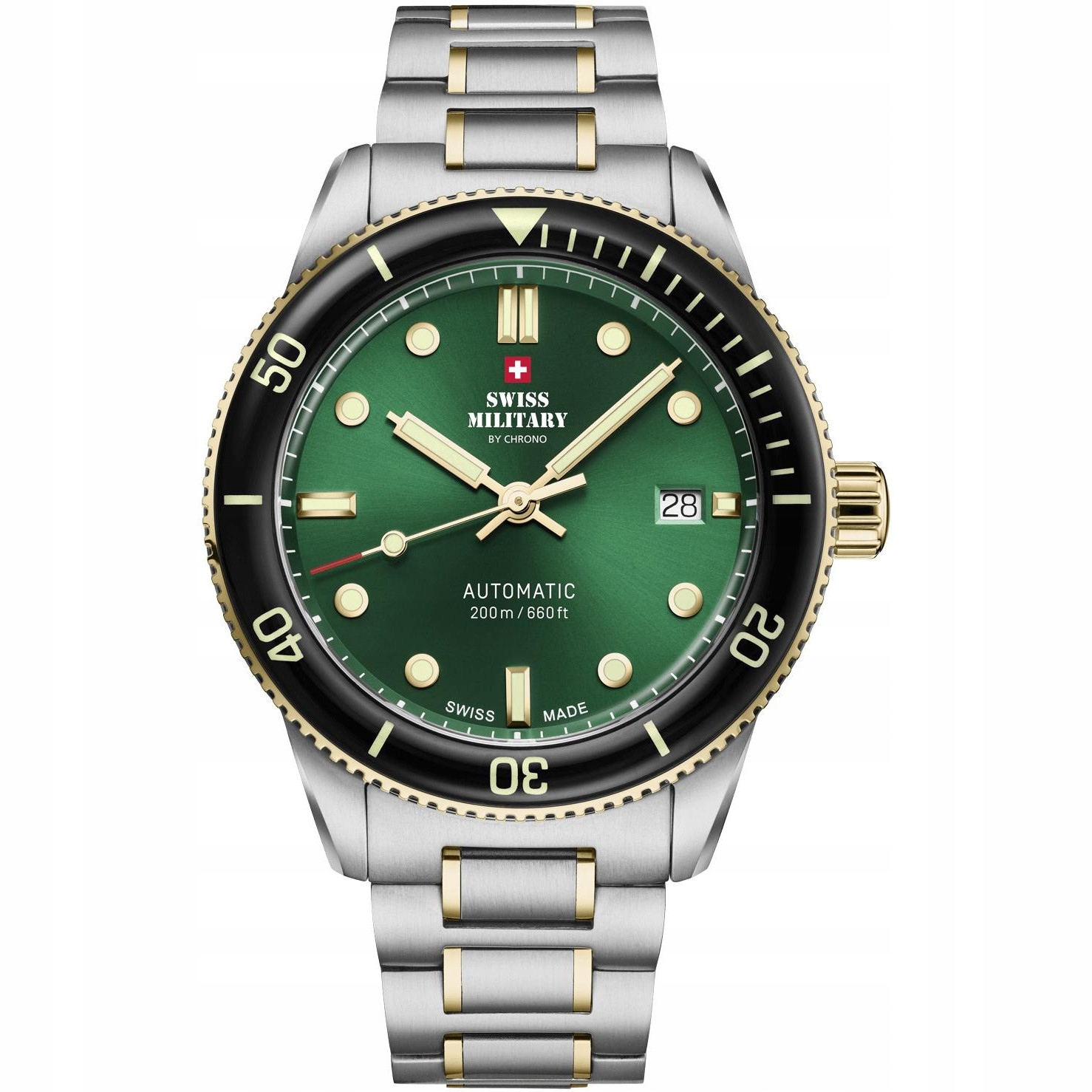 Pánské Hodinky Swiss Military by Chrono SMA34106.03 stříbrné