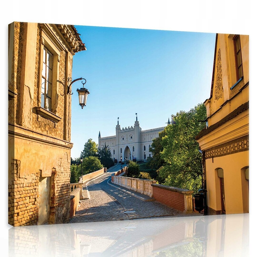 Obraz 100x75 Lublin Zámek ve Slunci Bruk a Historie Klasika do obývacího pokoje