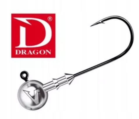 Mocna i ostra Główka jigowa do gum DRAGON V-POINT CLASSIC 3/0 12,5g 5sztuk EAN (GTIN) 5906295800484