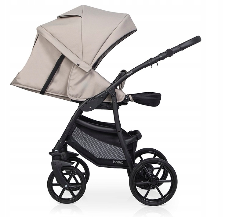 POLSKI WÓZEK WIELOFUNKCYJNY 2W1 / RIKO BASIC 2023 CAPPUCCINO Waga wózka 14.5 kg