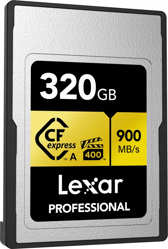 Karta Lexar CFexpress Gold Typ A 320GB R900/W800 VPG400 Stan opakowania oryginalne