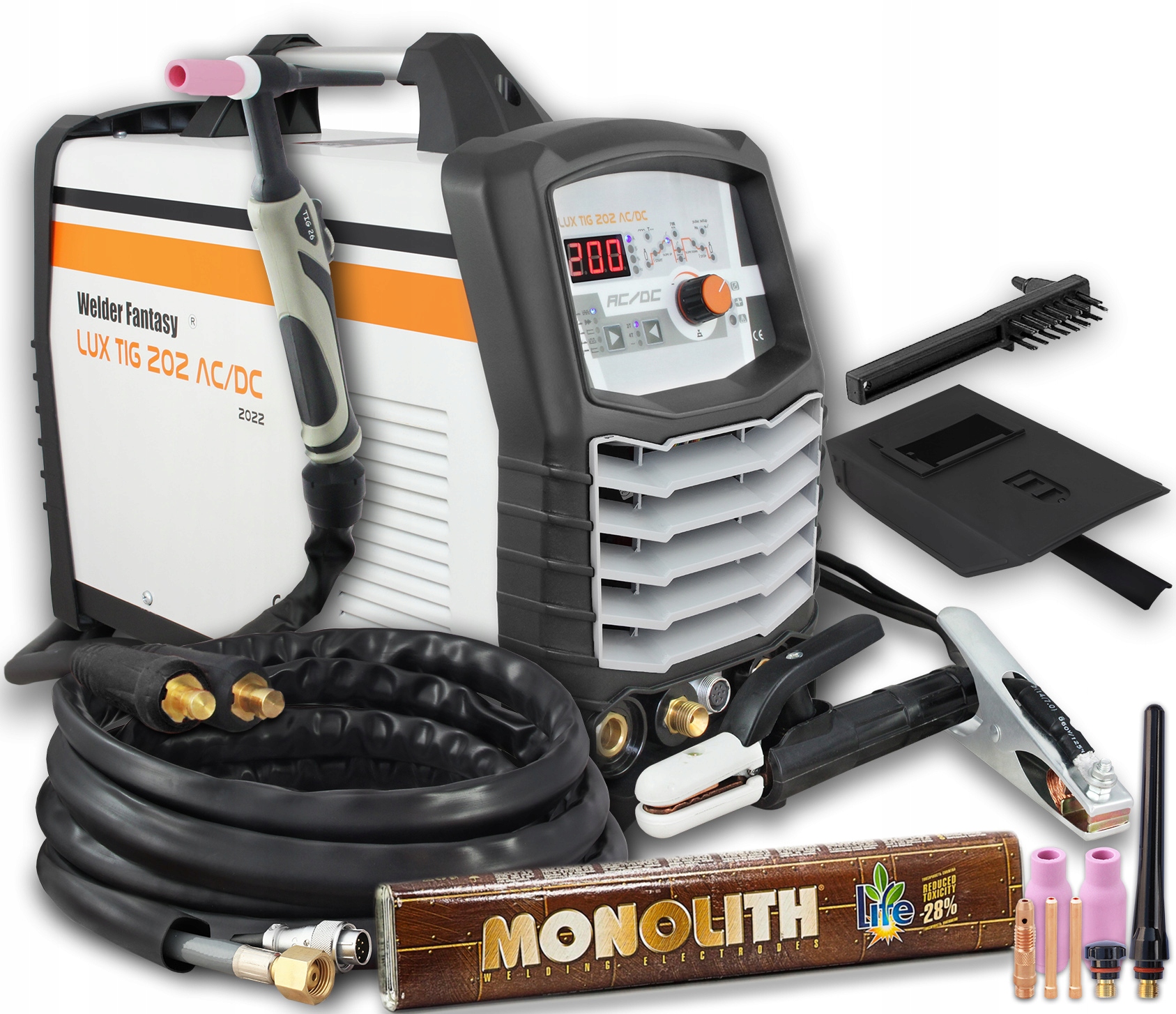 TIG spawarka LUX TIG 202 AC/DC PULS MMA elektrody