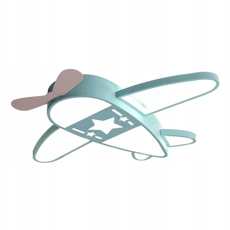 Detská stropná lampa Led luster lietadlo oblak