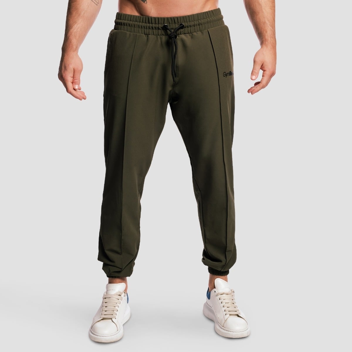 Spodnie Joggery Arc Komfortowe Do Ćwiczeń Stylowe Olive L GymBeam